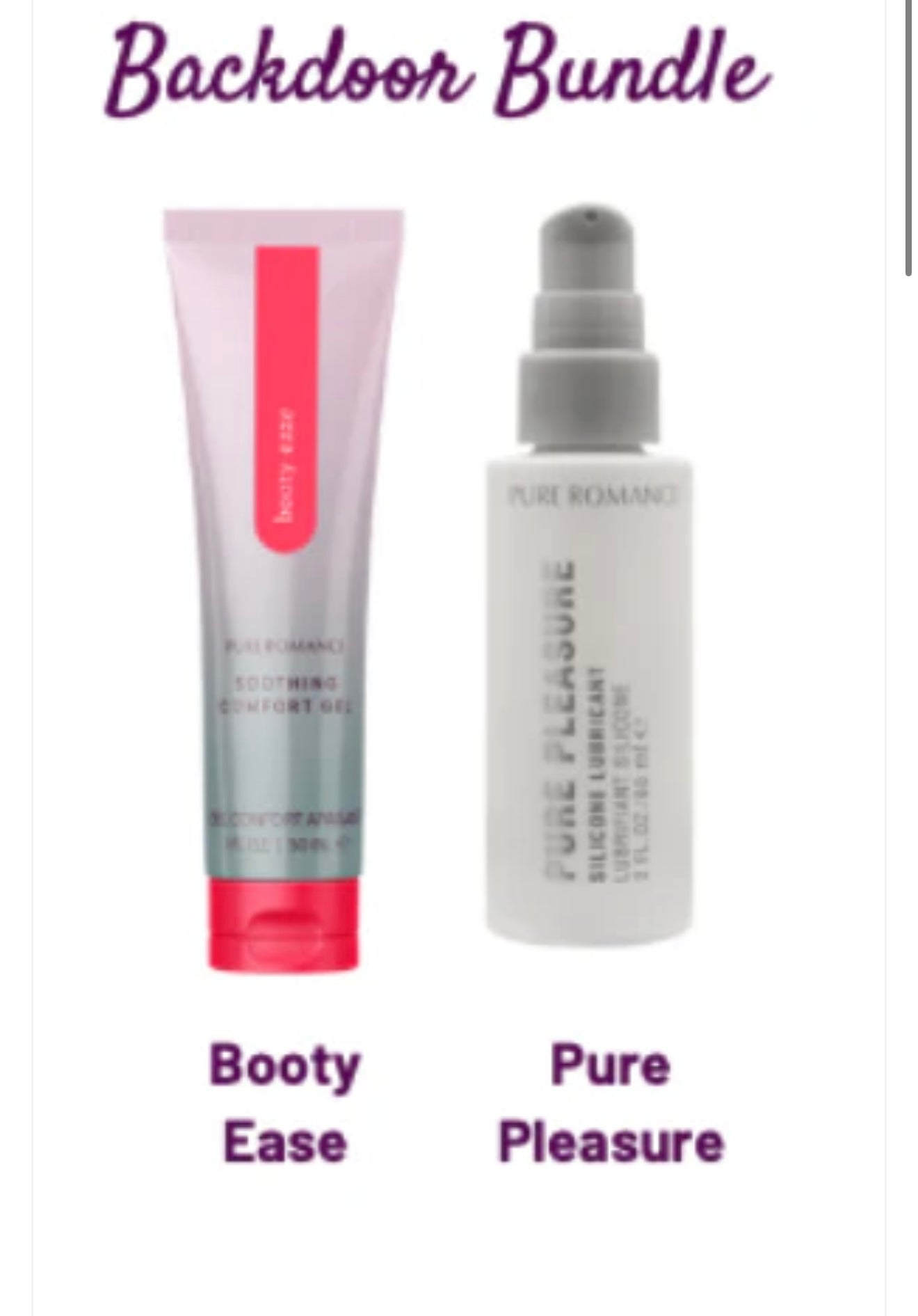 Booty Bundle- Booty Eaze & Pure Pleasure