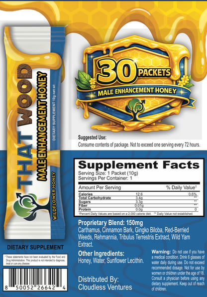 That Wood Honey Packet- Male Enhancement Suppliment