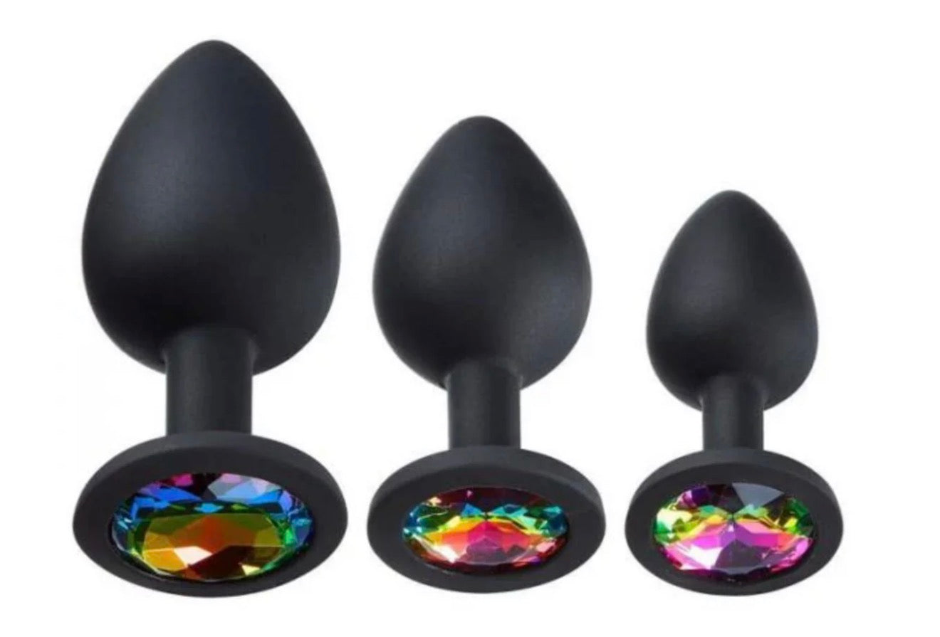 Silicone Anal Plug Training Kit