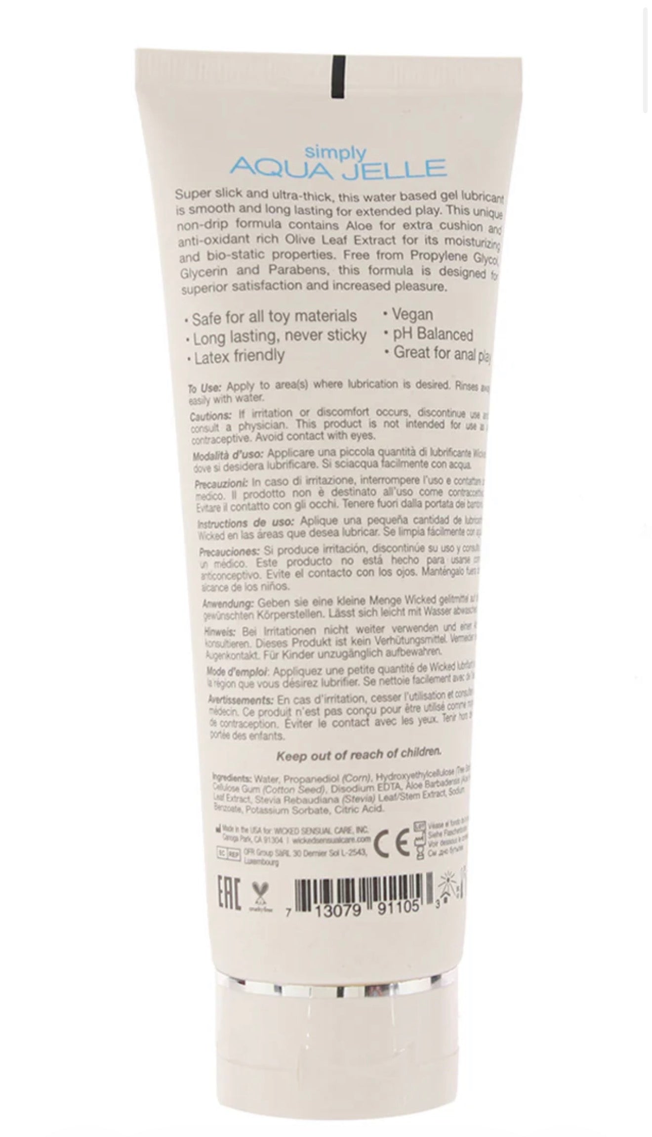 Jelle “Moisturizer” (Lube)