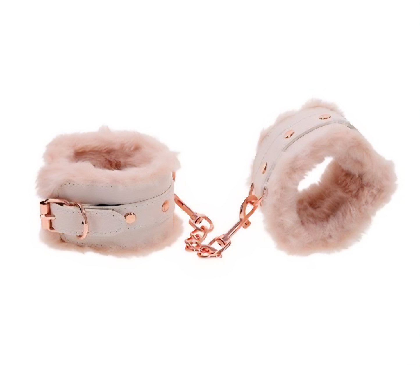 Peach Fur Lined Cuffs