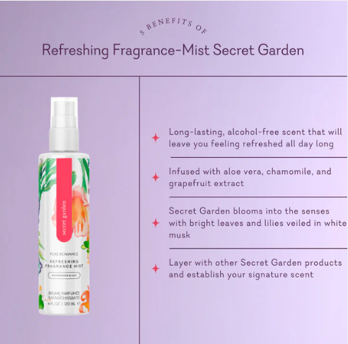 RETIRING- Secret Garden Pheromone Fragrance Mist