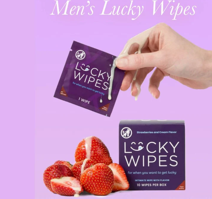Flavored Lucky Wipes - 2 Packs